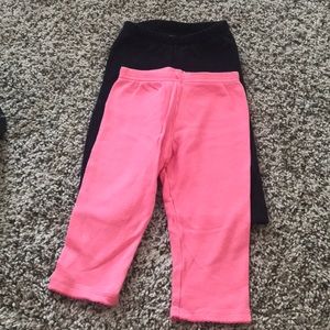 2 pairs of leggings for baby girls